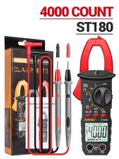 Pince Multimètre Numérique AC DC NCV Ohm Volt Ampère Testeur 4000 Points Pro