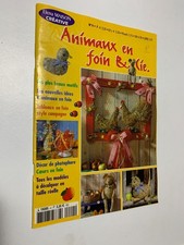 Animaux en foin & Cie n°4 de 2002; Les + beaux motifs/ Décor de photophore