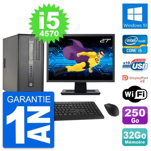 Tour 600 ecran 27 - pc, hp
