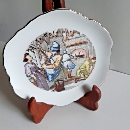 Assiette porcelaine vintage - assiette,