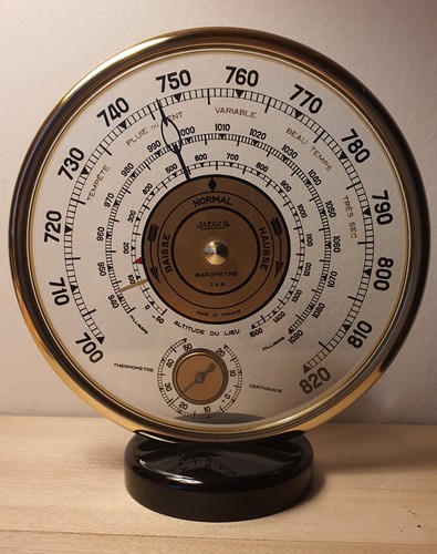 Jaeger baromètre thermomètre - jaeger, baromètre/thermomètre