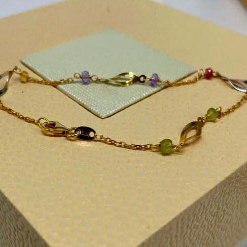 Bracelet femme jaune blanc - bracelet,