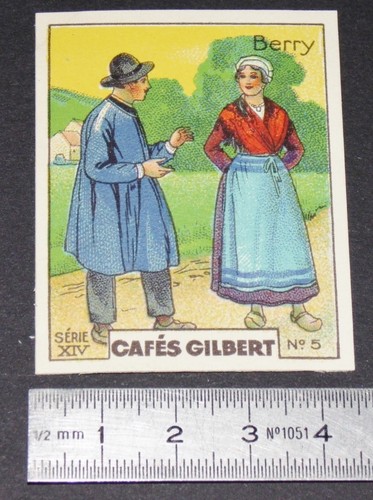 Chromo 1936 cafes gilbert - chromo,