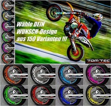 Autocollant Jantes Sticker Décoration Supermoto KTM 690 LC4 640 660 EXC SMR 450