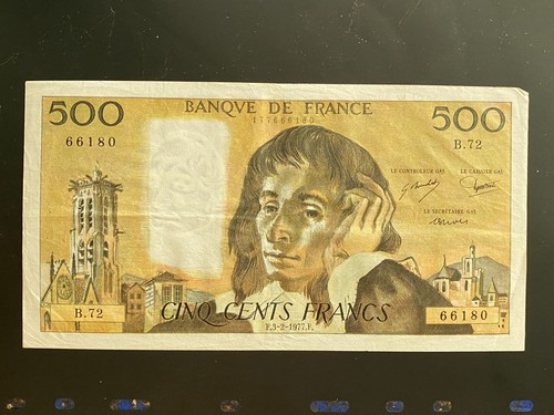 Billet 500 francs - billet,