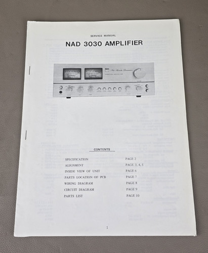 Nad 3030 amplifier service - nad,