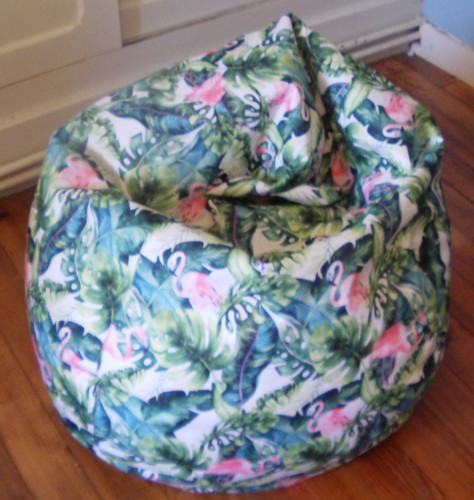 Pouf poire tissus