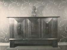 Intérieur Art déco buffet photographie argentique époque Att. G. Martin c. 1930