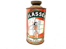 Ancienne bouteille Publicitaire produit pour vitre et glaces GLASSEX