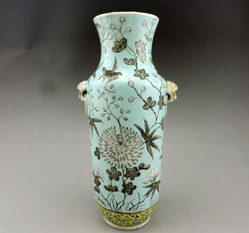Ancien vase porcelaine - ancien,