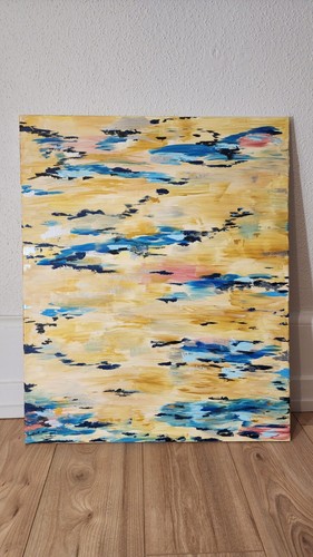 Tableau peinture abstraite - peinture,