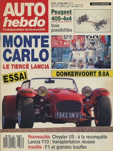 Auto hebdo 661 02 1989 - auto,
