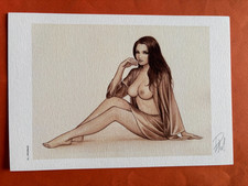 PATURAUD EX LIBRIS SIGNE PIN UP  15 x 21  ETAT NEUF