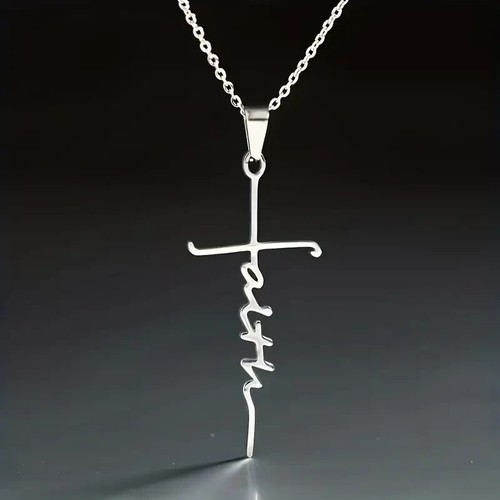 Collier croix chaine - croix, unisexe