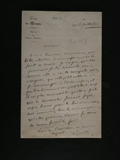 1851 - L.A.S. Félix Barthe, président de la Cour des Comptes