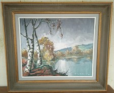 Pierre Cario huile sur toile