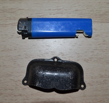 Ancienne poignée coquille en métal de tiroir, casier (Atelier, garage)