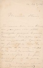 Camille Corot lettre