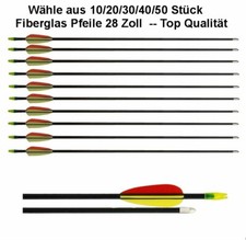 10 Fibre de Verre Flèches 28