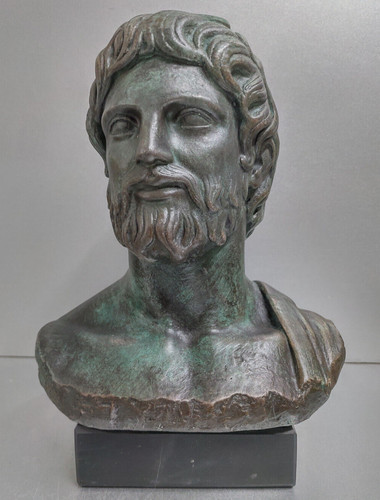 Statue sculpture asclépios - sculpture,