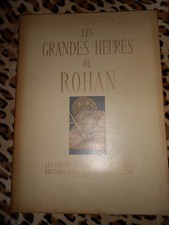 PORCHER Jean : Les grandes heures de Rohan - Skira, 1943
