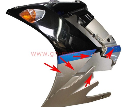 Flanc carenage gauche yamaha - flanc,