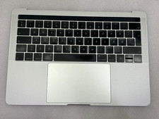 Clavier topcase QWERTY DANEMARK MacBook Pro 13" Argenté A1989 GRADE A