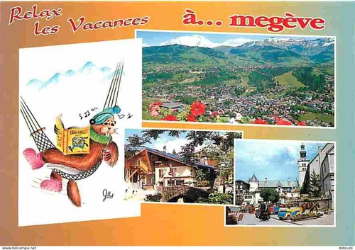 Carte postale mégève - 74,