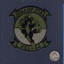 Original HSL-44 SWAMP FOX US NAVY SH-60 Hélicoptère Subdued Écusson De Squadron