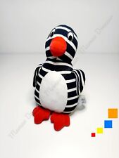 Peluche/Doudou Pingouin/Manchot Bleu Marine Rayé Blanc Bec Rouge 23cm Armor Lux