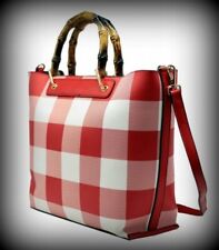 Sac carreaux blancs et