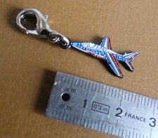 Mini porte clé pendentif Militaire Avion Patrouille de France Alpha Jet Dassault