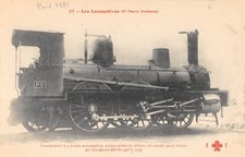 CPA TRAIN / LES LOCOMOTIVES (Cie PARIS ORLEANS) LOCOMOTIVE A 4 ROUES