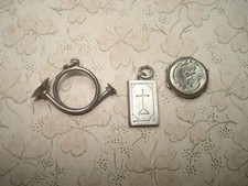 Breloques en Argent Cor de Chasse, Livre de Messe, Mini Boite Reliquaire