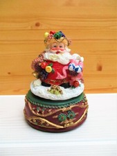 Boîte à musique vintage père noël / music box christmas