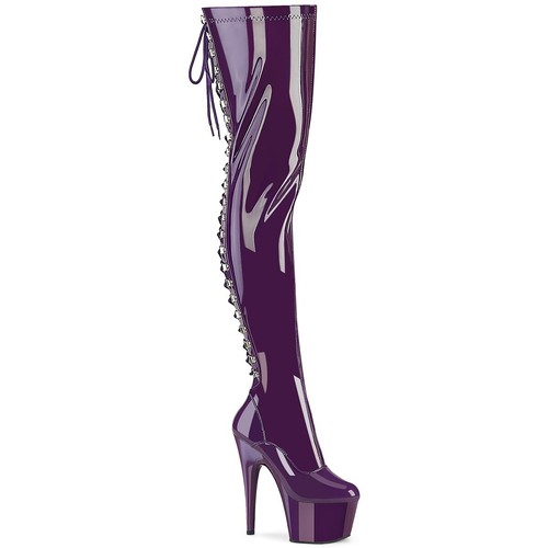 Purple platform latex - 7",