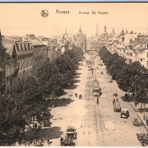 C1910s antwerp belgium avenue - c1910s, antwerp,