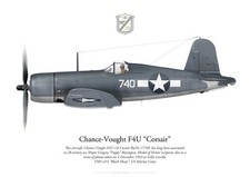 Print F4U Corsair, Maj