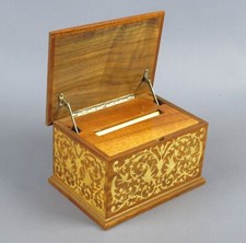 Boîte À Cigarettes Sculptée Conteneur Décoratif Vintage Années 70