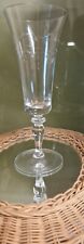 Set de 6 verres/flutes à champagne vintage '50 sculpté hauteur 18 cm