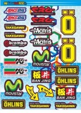 Autocollant SPONSORS MOTO
