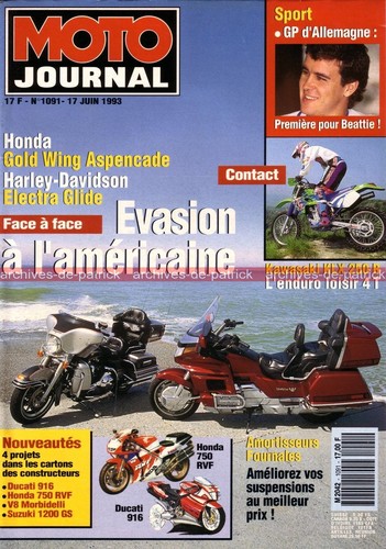Moto journal 1091 honda - journal,