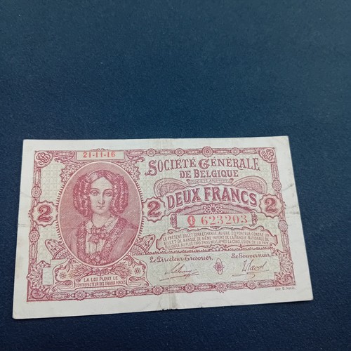 Belgique francs 1916 - belgique,
