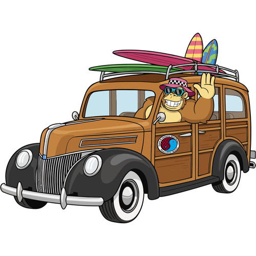Town country gorilla woody - country,