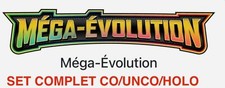 SET COMPLET MEGA EVOLUTION - CO/UNCO/HOLOS 100% - FRANCAIS/NEUF