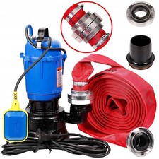 pompe fosse septique avec Flotteur + TUYAU 2'' 20M EUROTEC 3150W 25000 l/h