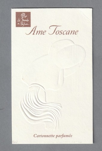 Advertising card ame toscane - card,