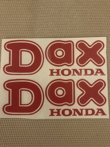 Dax honda autocollants - dax, rouge