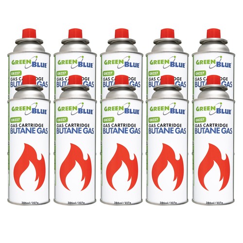 10x cartouche gaz - de, butane