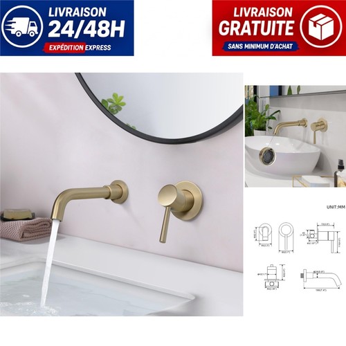 Robinet lavabo mural phasat - lavabo,
